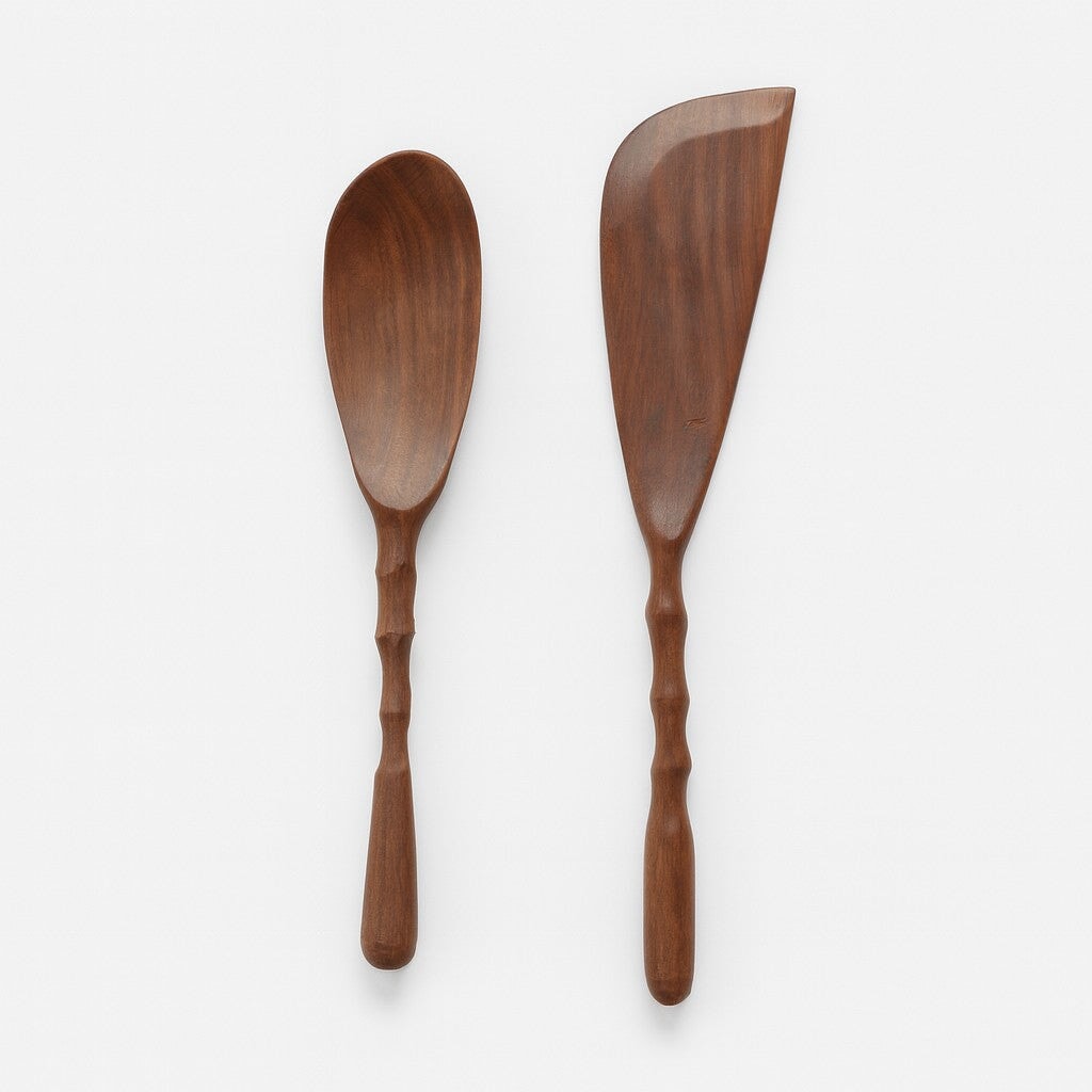 Handmade Wood Heavy Chef Spoon - Made in the USA