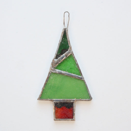 Stained Glass Tree Ornaments - Made in the USA