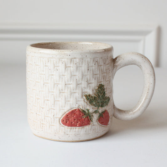 Strawberry Ceramic Mug - Made in the USA