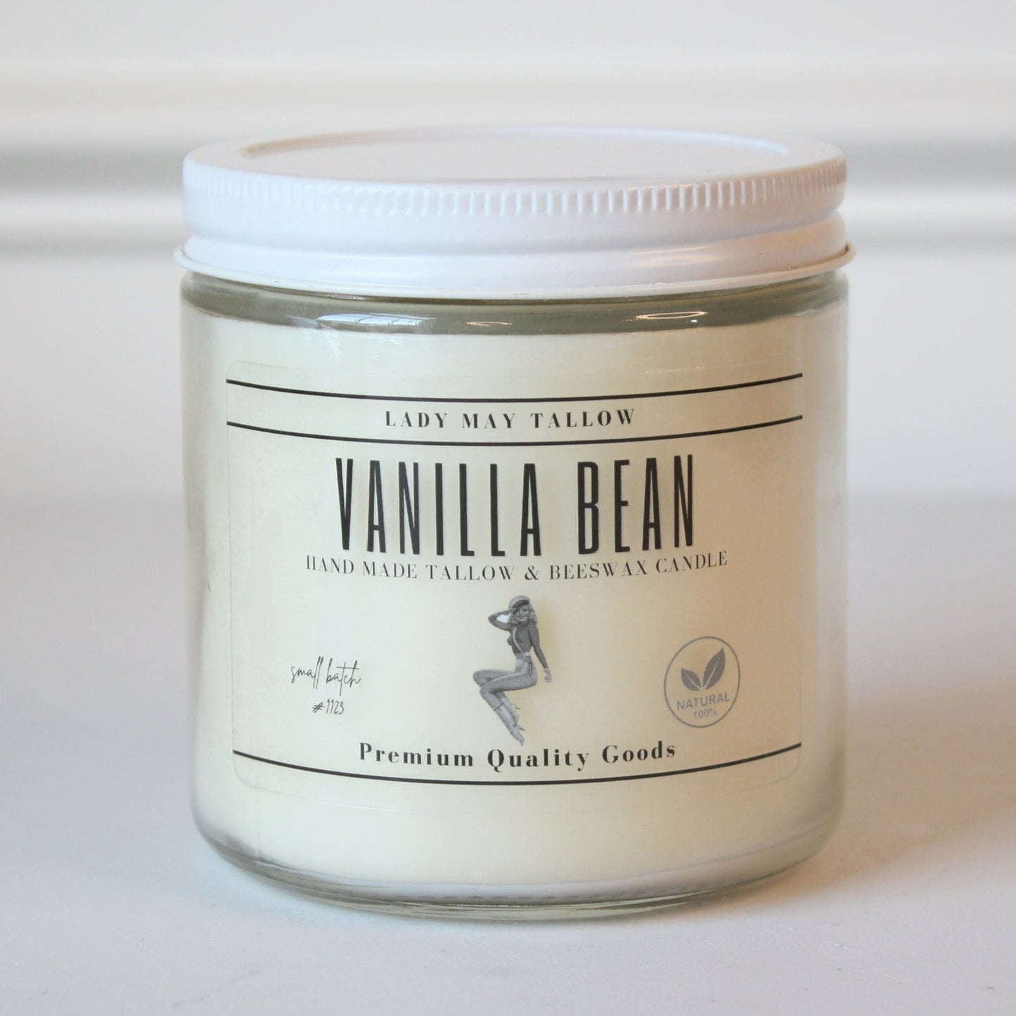 Tallow and Beeswax Candle - Vanilla Bean