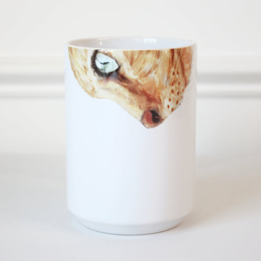 Tan Cat Snout Mug - Made in the USA