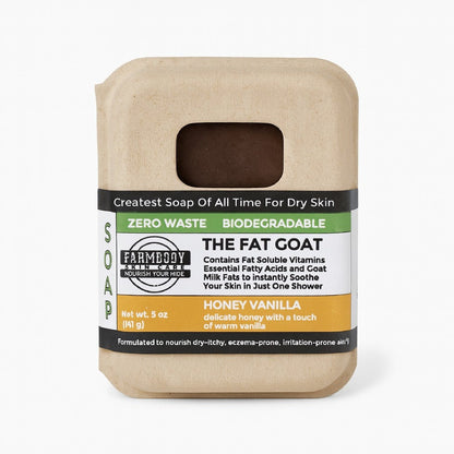 The Fat Goat - Tallow and Goat Milk Soap - Honey and Vanilla - Made in the USA