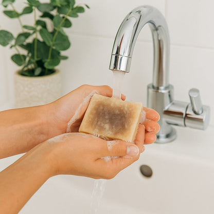 The Fat Goat - Tallow and Goat Milk Soap - Fragrance Free with Oatmeal - Made in the USA