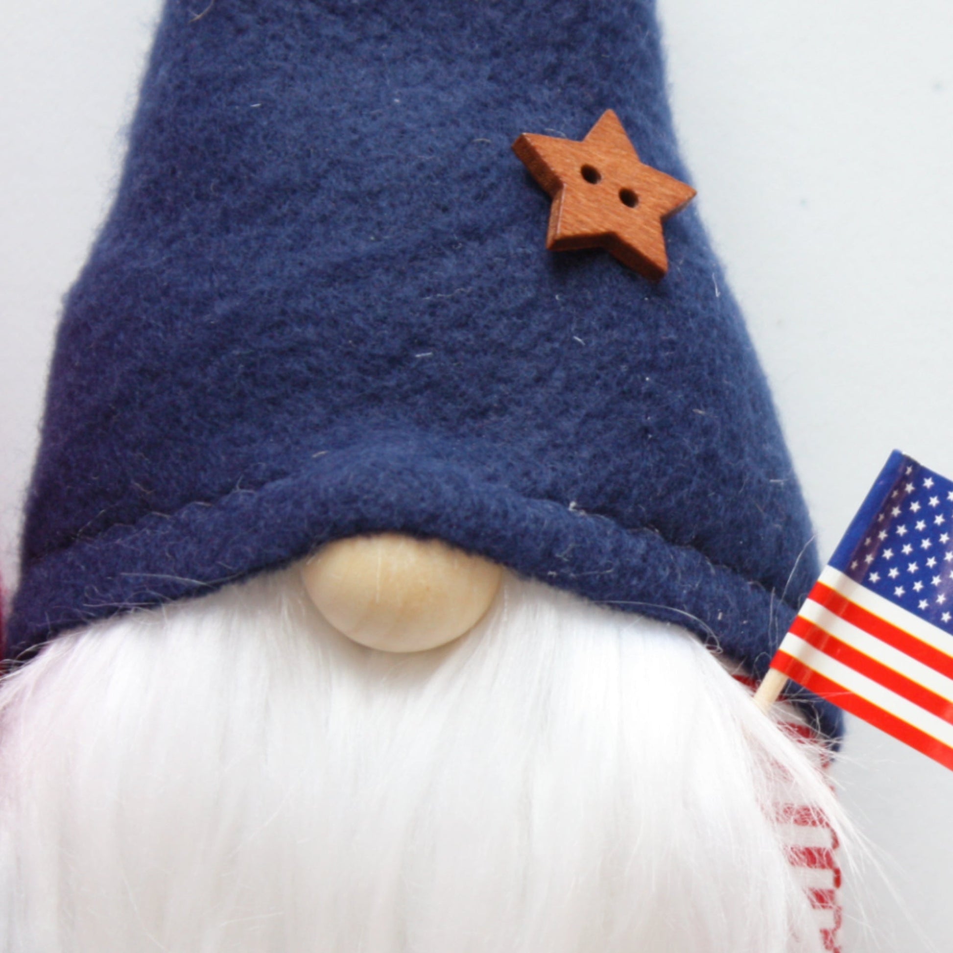 Pair of Handmade United We Stand Gnomes Couple - Made in the USA