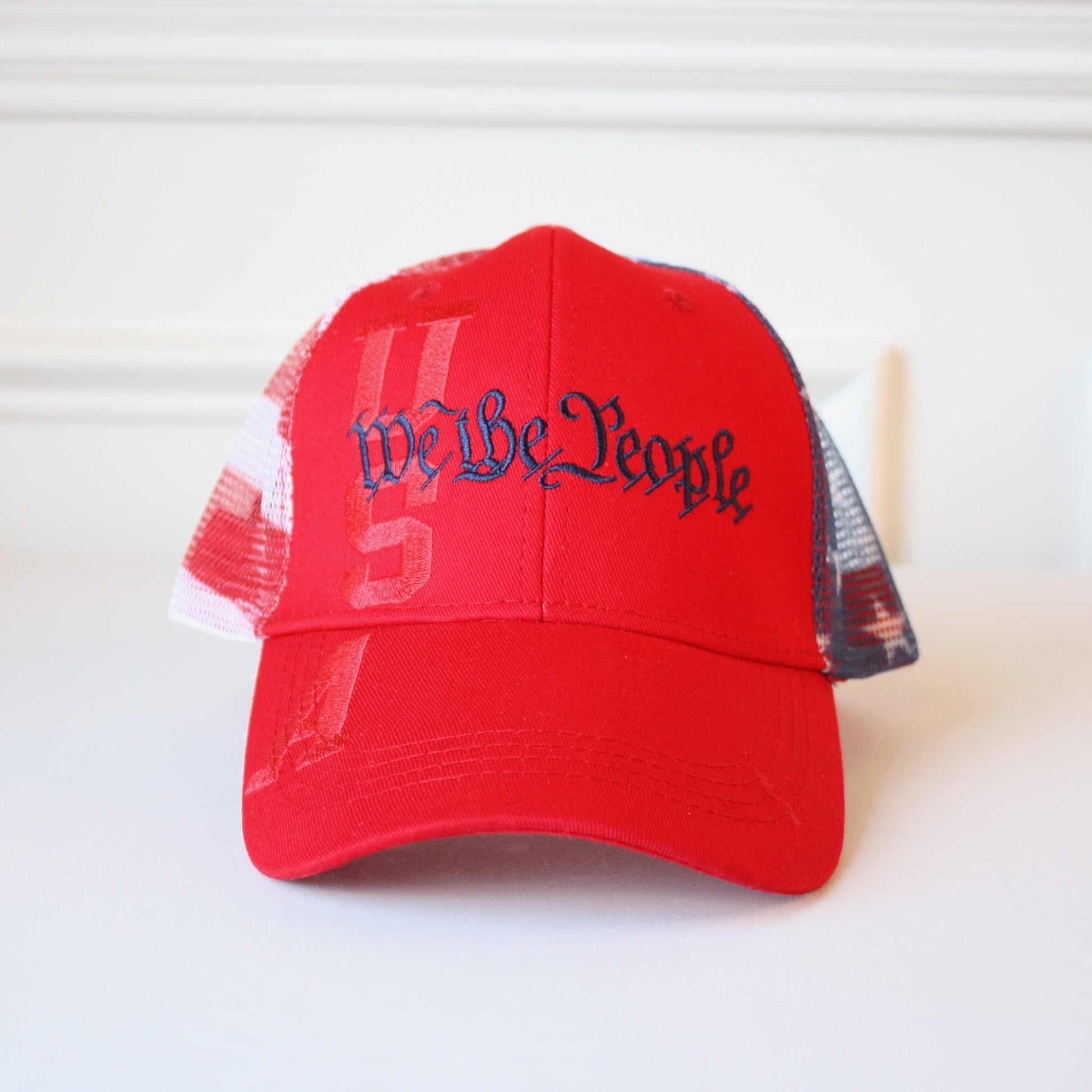 We the People Flag Mesh Hat - Made in the USA