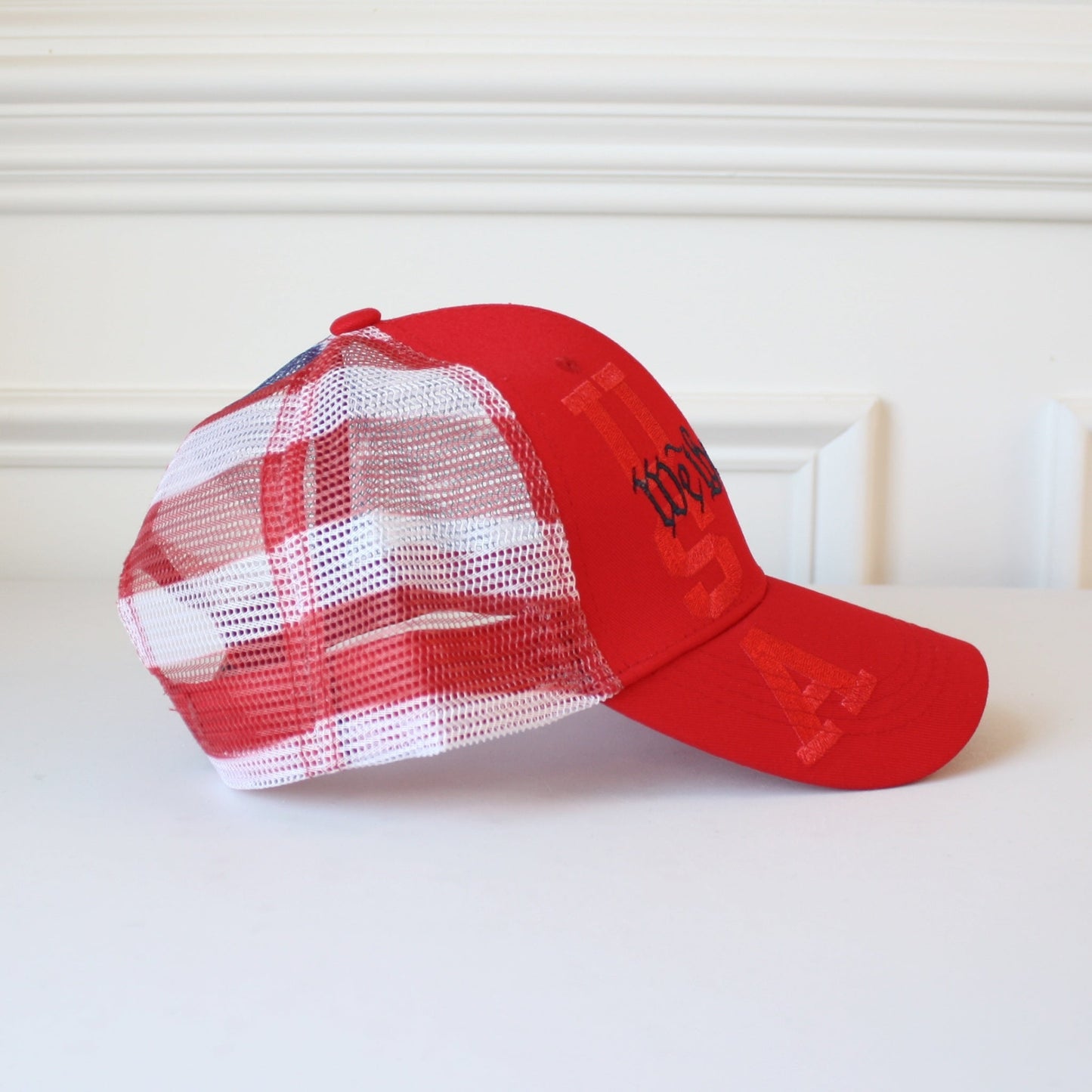 We the People Flag Mesh Hat - Made in the USA