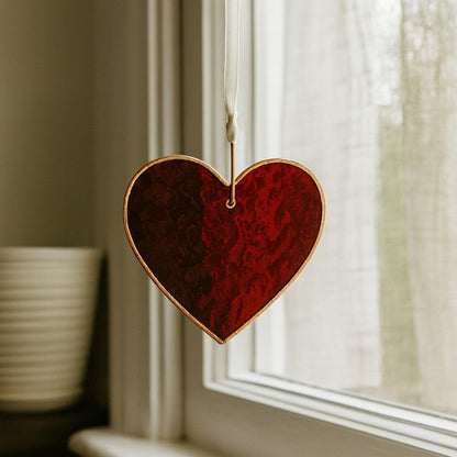 When a Cardinal Sings Memorial Heart - Made in the USA