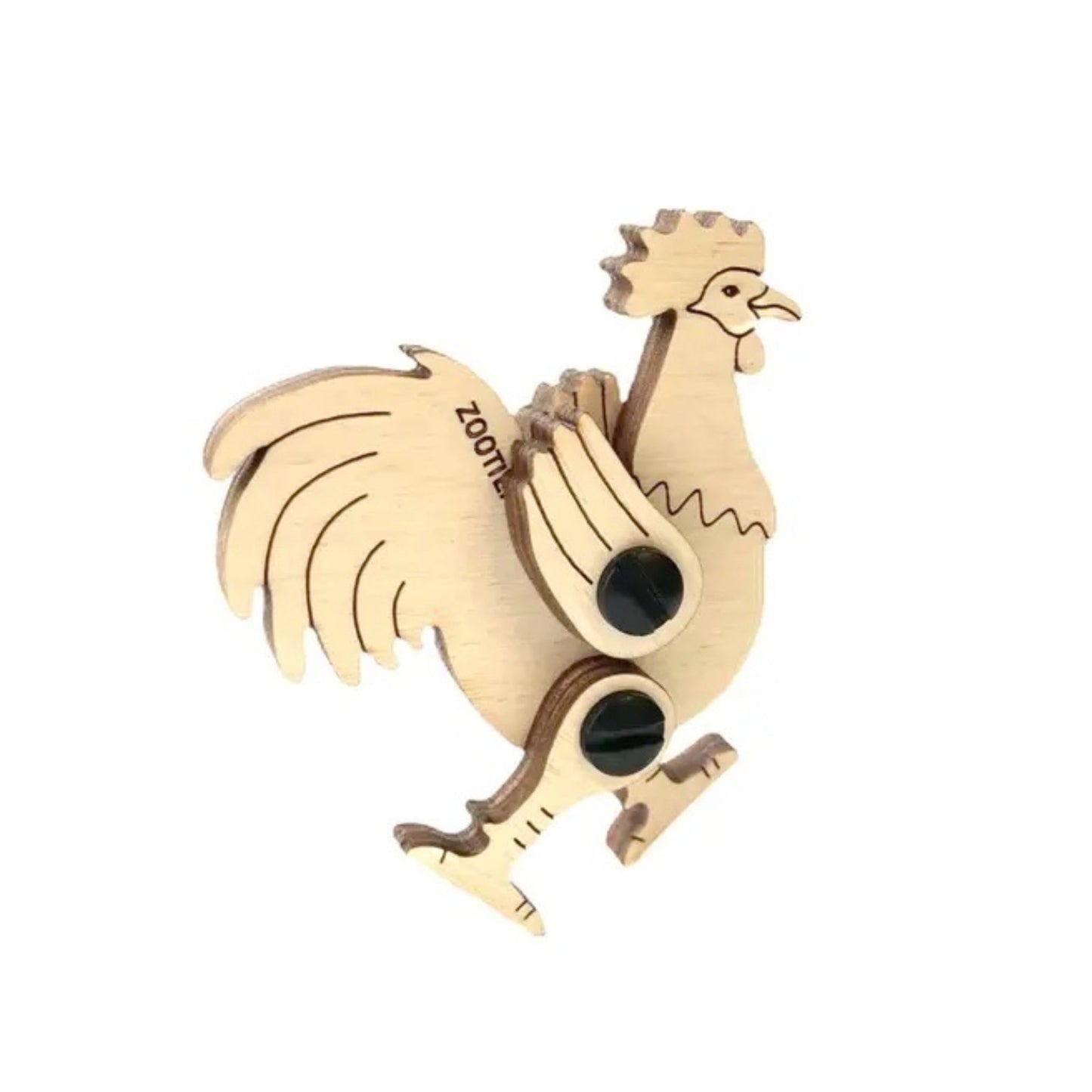 Wooden 3d Puzzle Rooster - Made in the USA