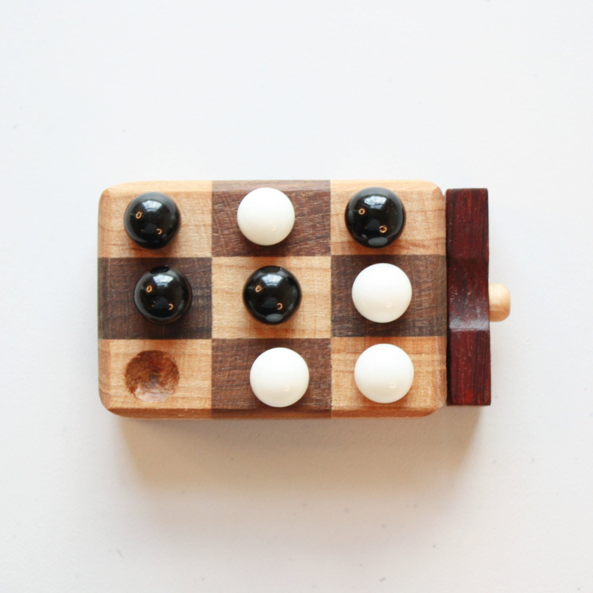 Wooden Toy Tic Tac Toe Set - Made in the USA