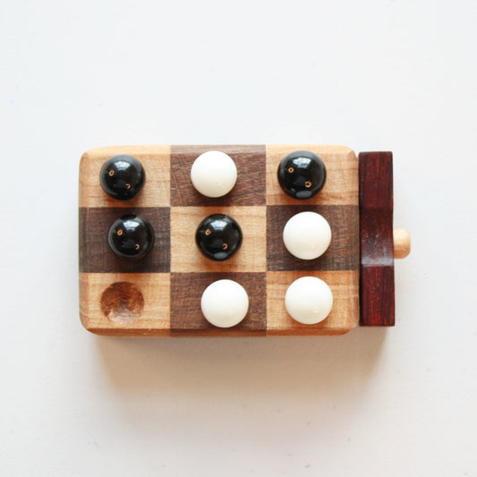 Wooden Toy Tic Tac Toe Set - Made in the USA