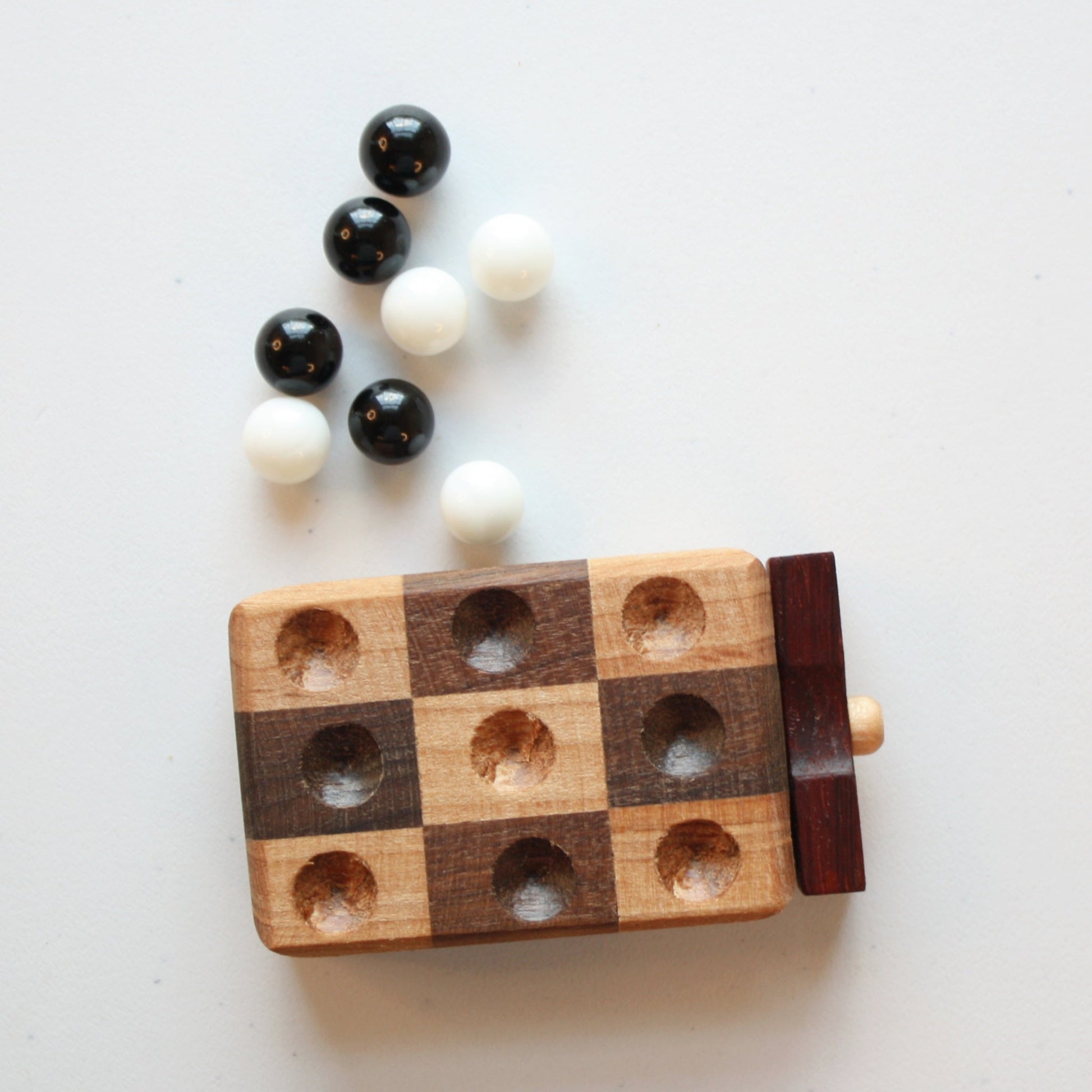 Wooden Toy Tic Tac Toe Set - Made in the USA