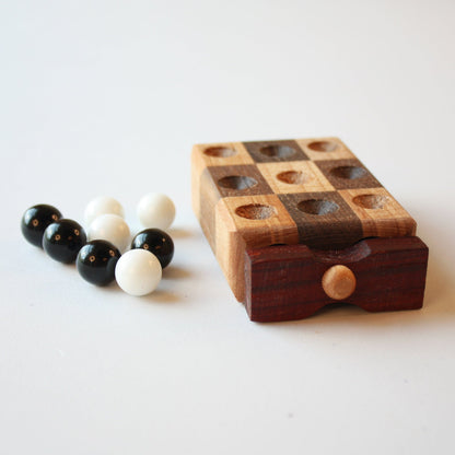 Wooden Toy Tic Tac Toe Set - Made in the USA