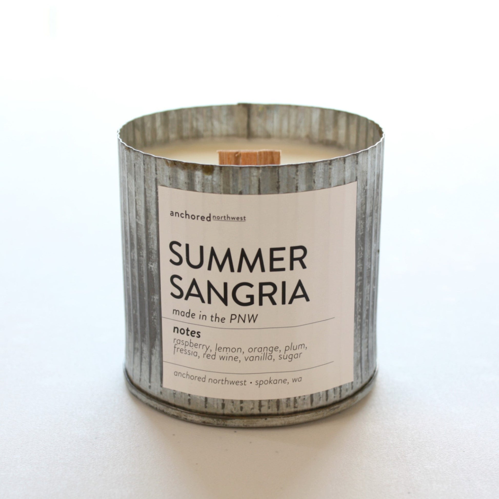 Wood Wick Soy Candle - Summer Sangria - Made in the USA