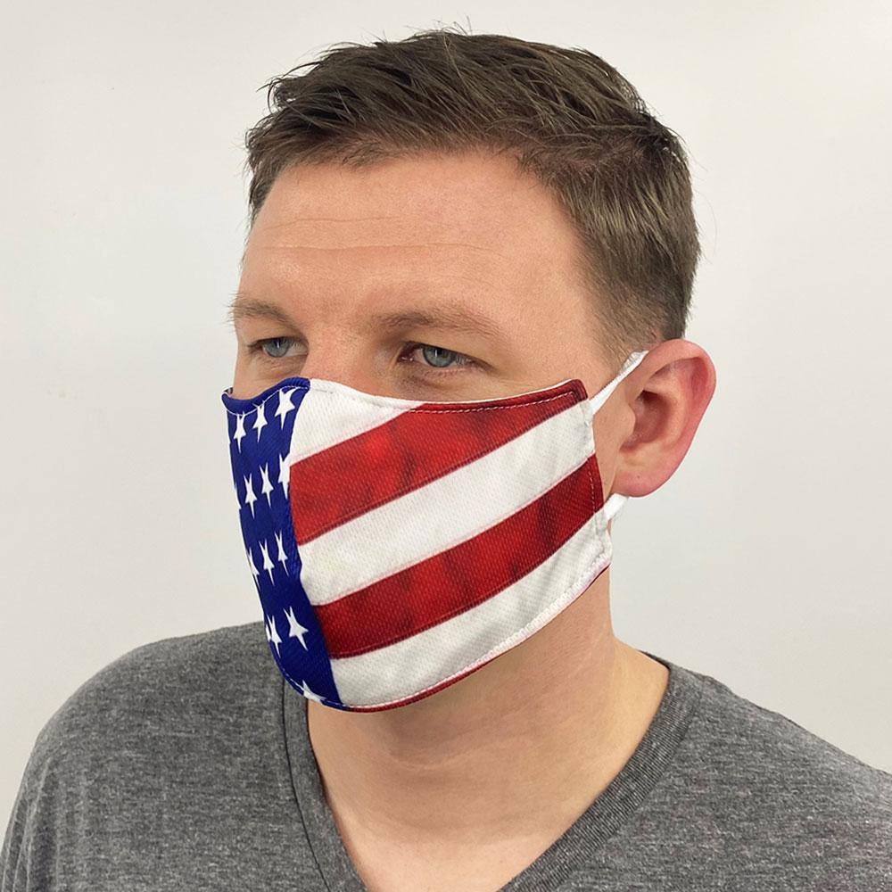 American Flag Face Cover - Made in the USA