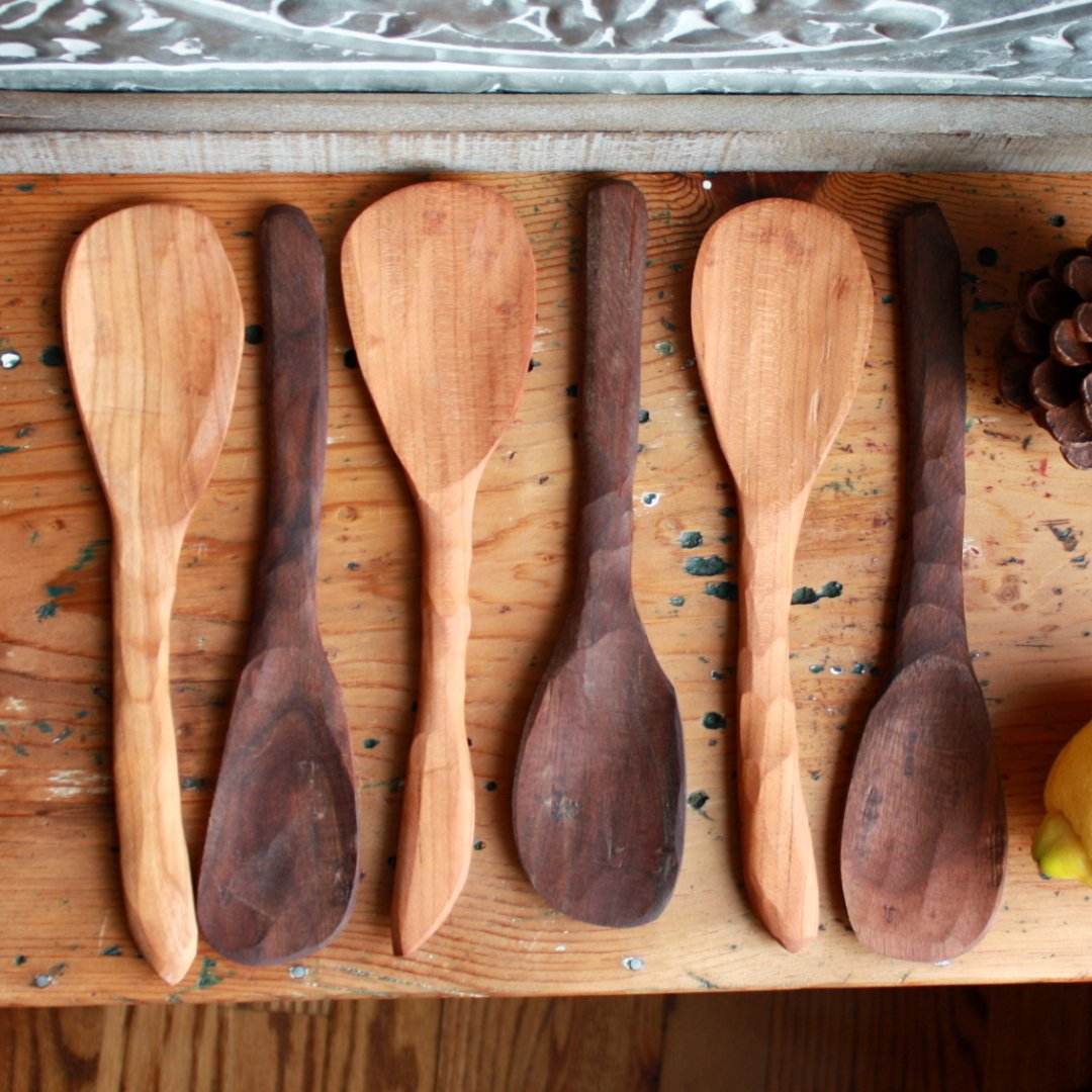 Handmade Wood Rice Paddle - Made in the USA