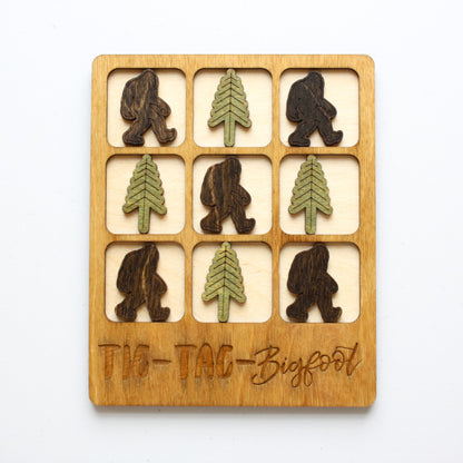 Tic Tac Toe Game - Bigfoot - Made in the USA