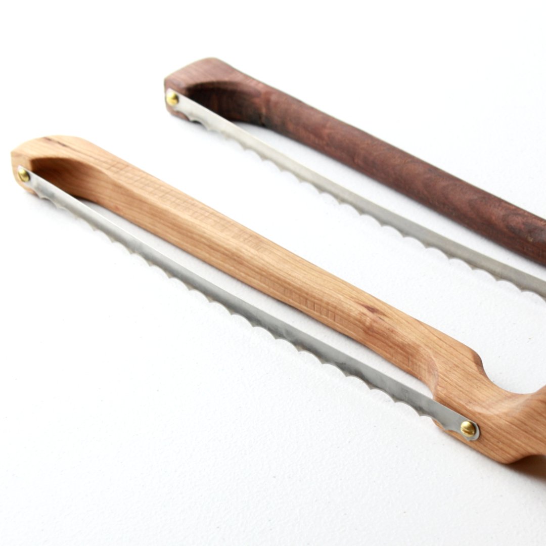 Artisan Fiddle Bow Bread Knife - Made in the USA