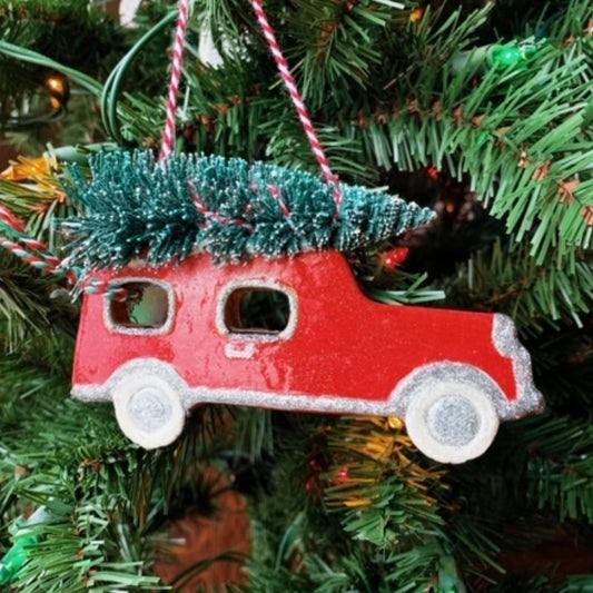 Bringing Home the Christmas Ornament - Made in the USA