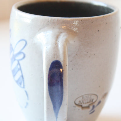 Bumble Bee Hand Painted Pottery Mug - Made in the USA