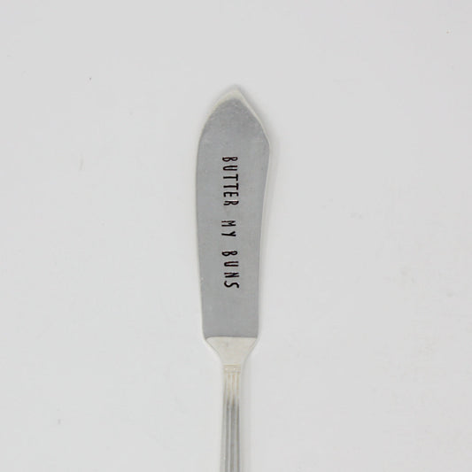 Vintage Butter Knives - "Butter My Buns" - Made in the USA