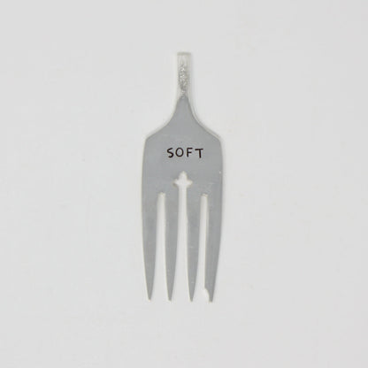 Vintage Fork Cheese Markers  Set - "Soft" "Hard" "Stinky" and "Crumbly" - Made in the USA