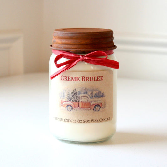 Creme Brulee - Cotton Wick Soy Candle - Made in the USA