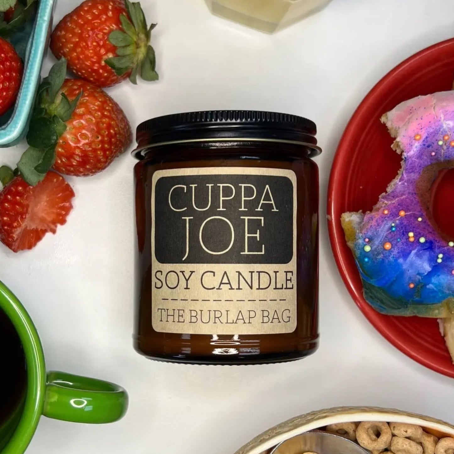 The Burlap Bag Soy Candle - Cuppa Joe - Made in the USA