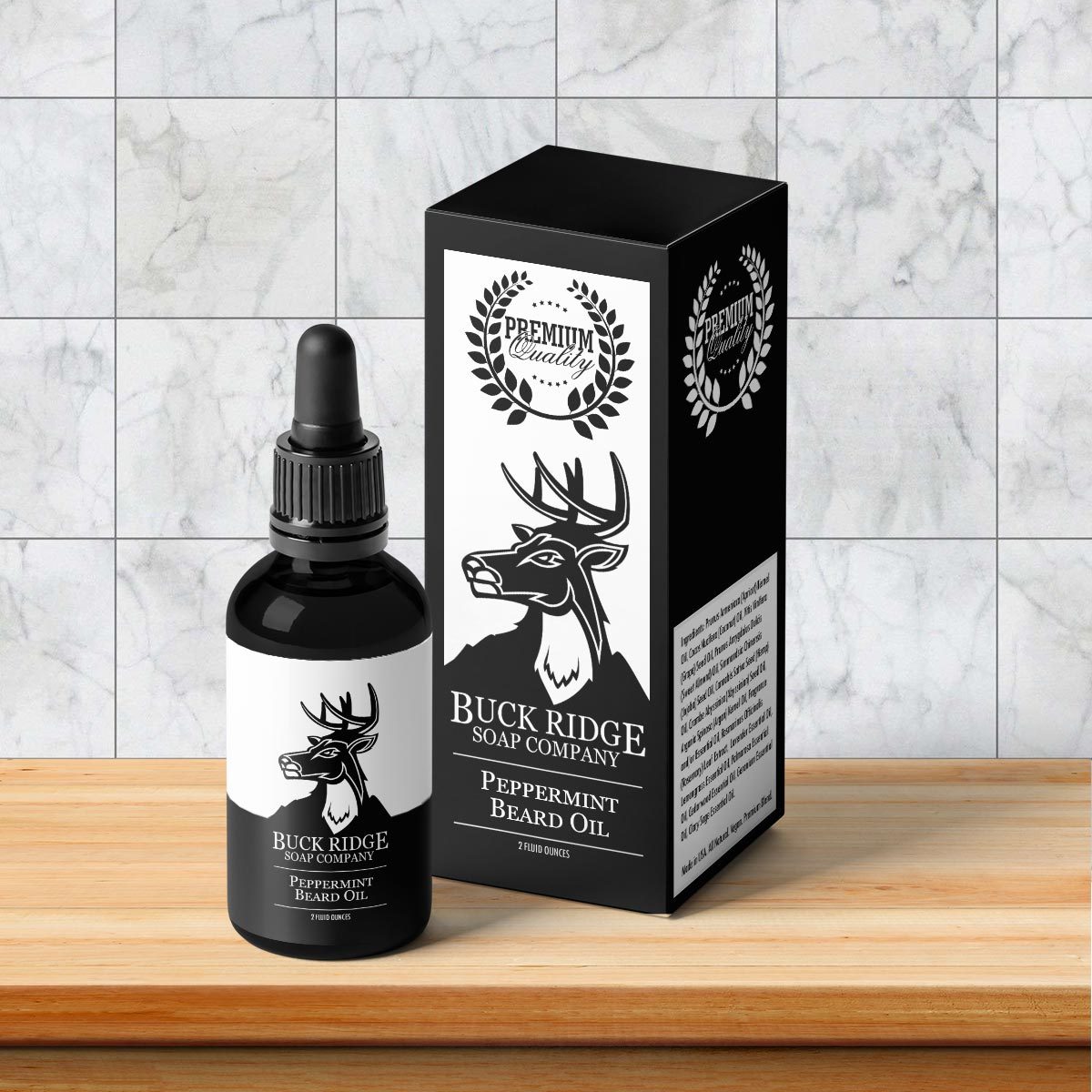 Peppermint Beard Oil - Made in the USA
