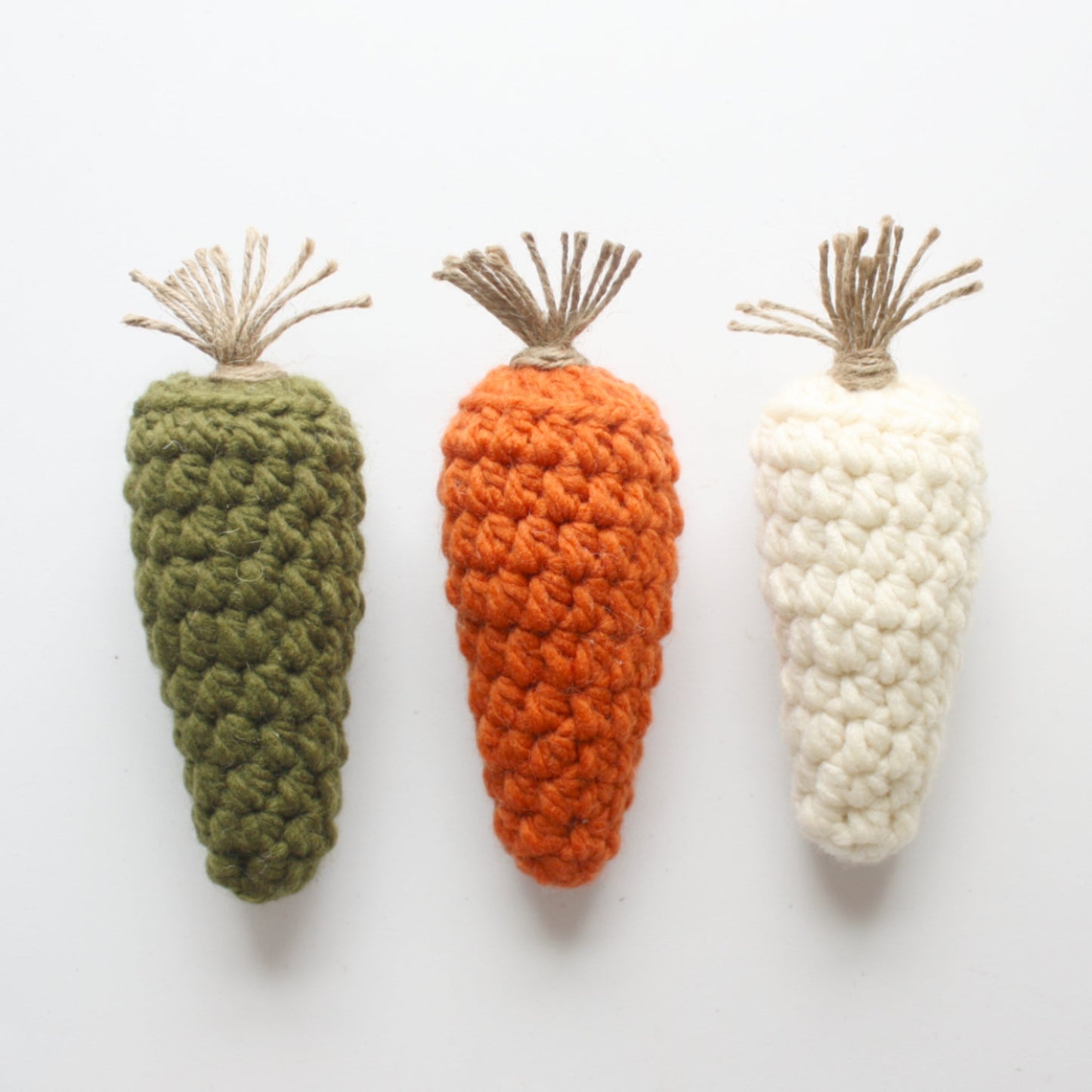 Crocheted Carrots - Made in the USA