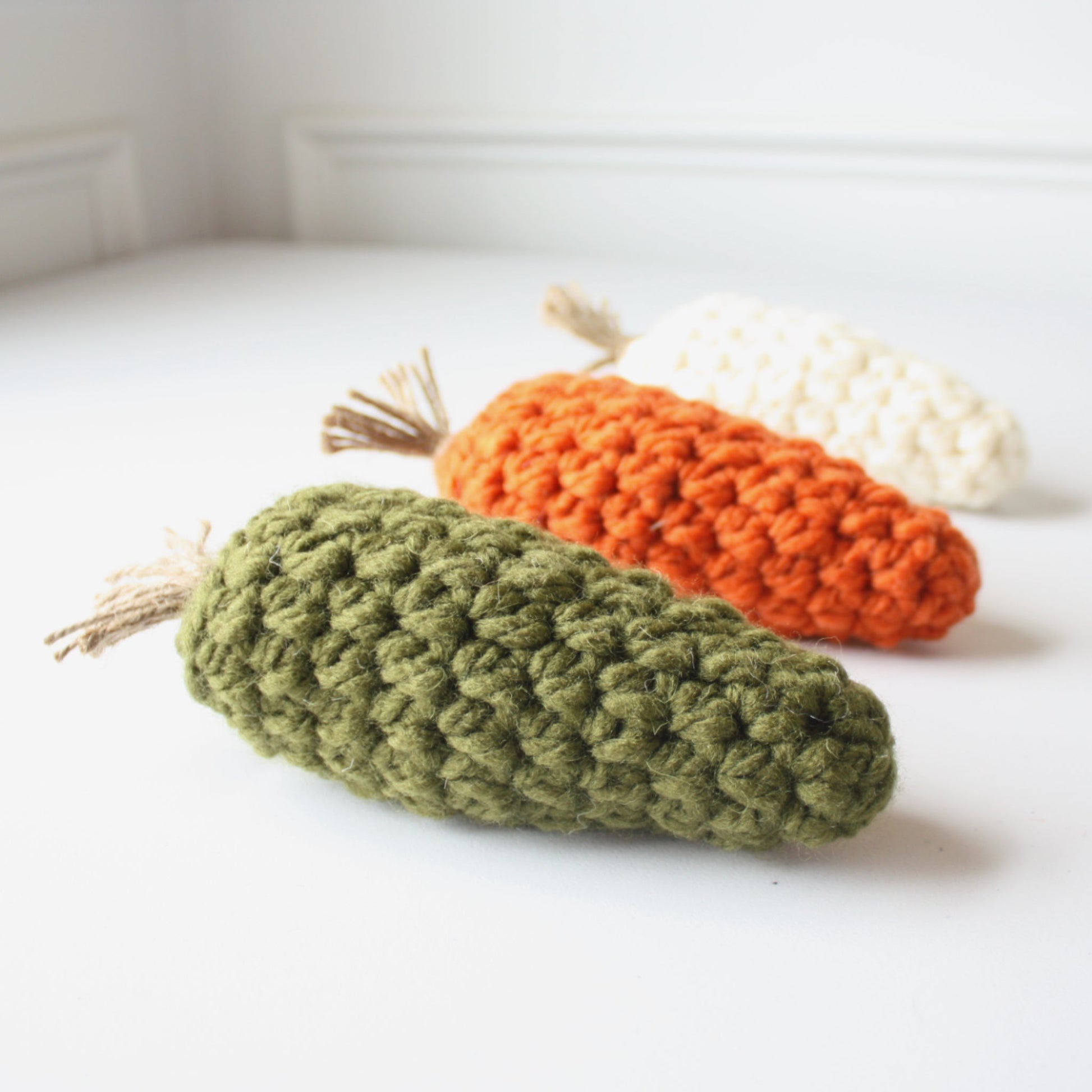 Crocheted Carrots - Made in the USA