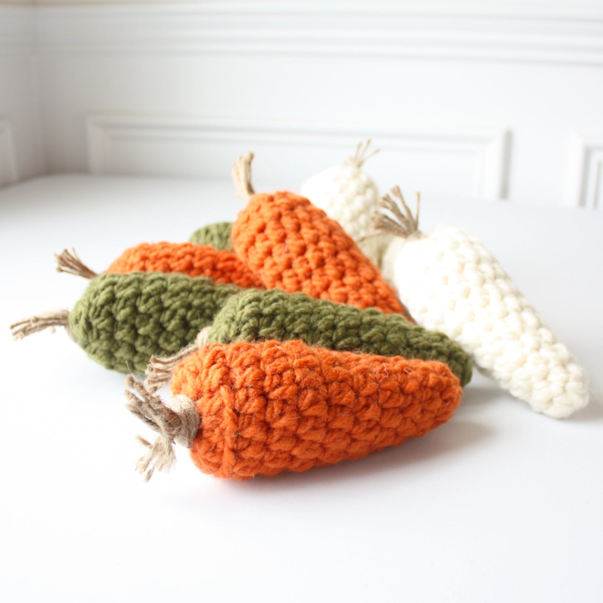 Crocheted Carrots - Made in the USA