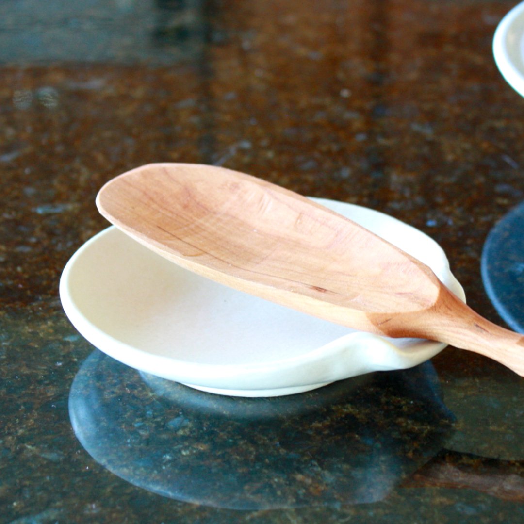 Farmhouse Pottery Spoon Rest - Made in the USA