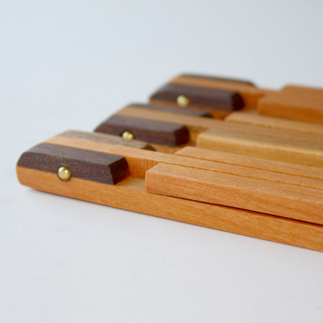 Handmade Wooden Flipping Tongs - Made in the USA