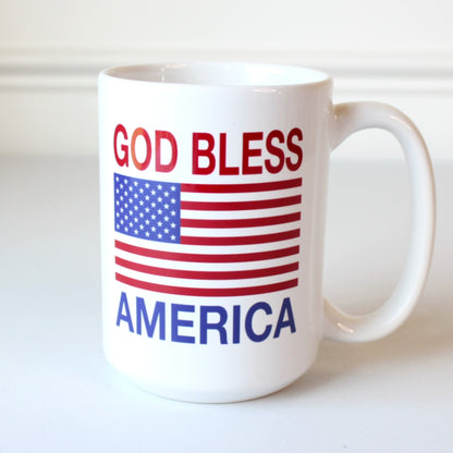 God Bless America Mug - Made in the USA