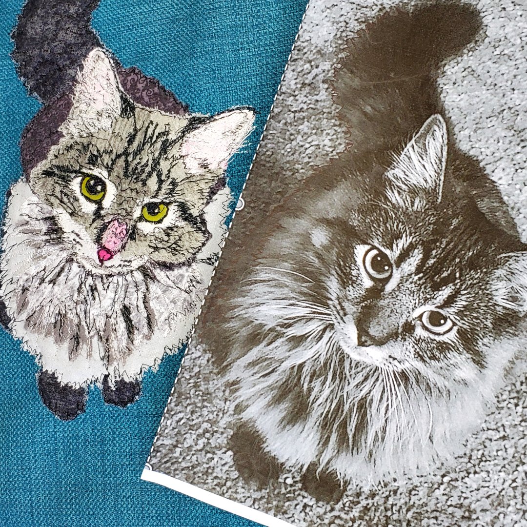 Custom Pet Pillow Fabric Portrait - Made in the USA