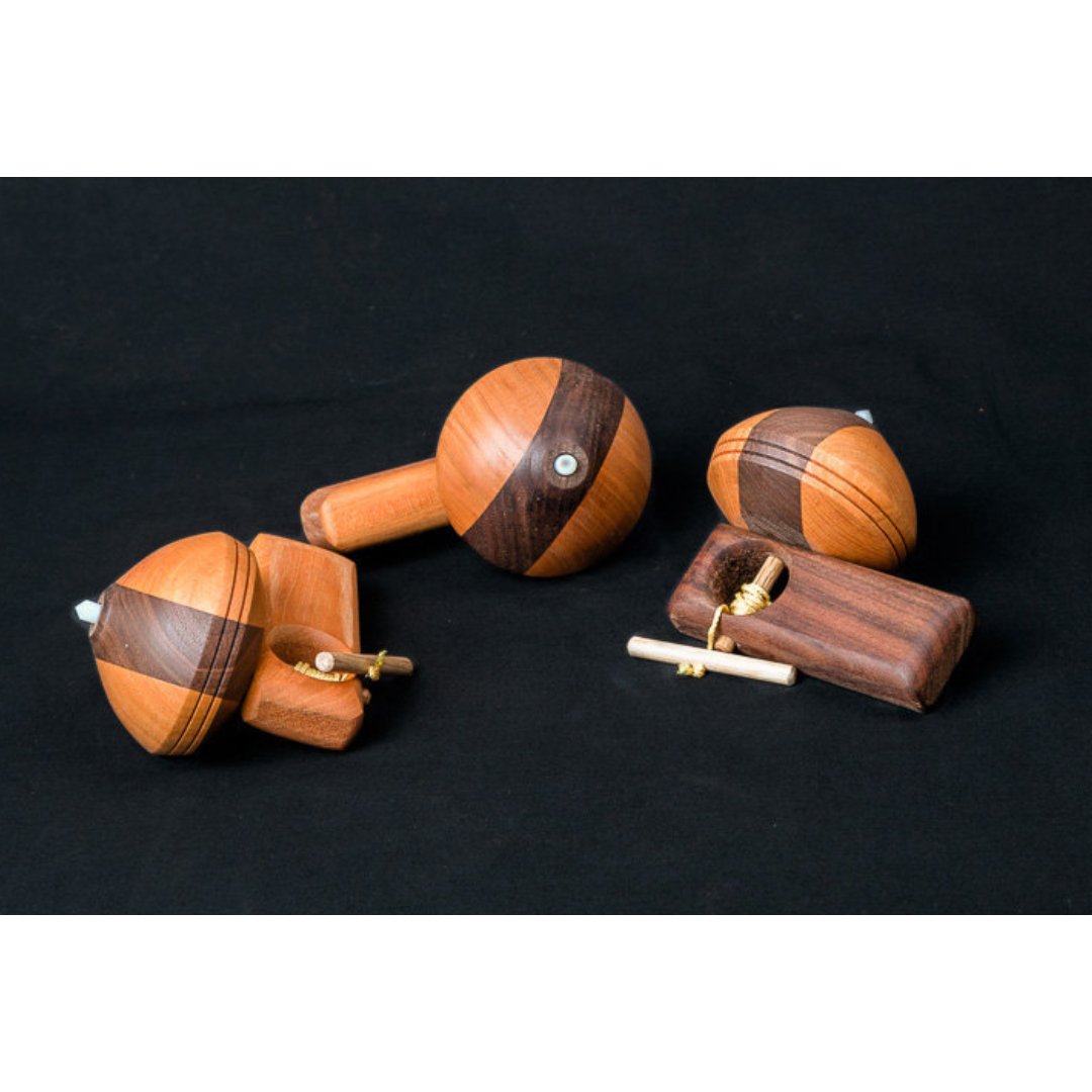 Handmade Spinning Top - Kids Toy - Made in the USA