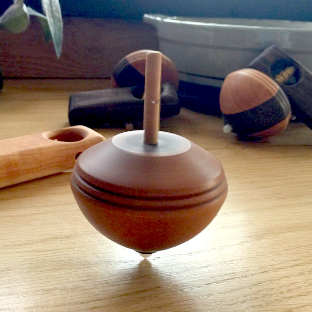 Handmade Wooden Toy - Spinning Top Kids' Toy - Shop Local AR