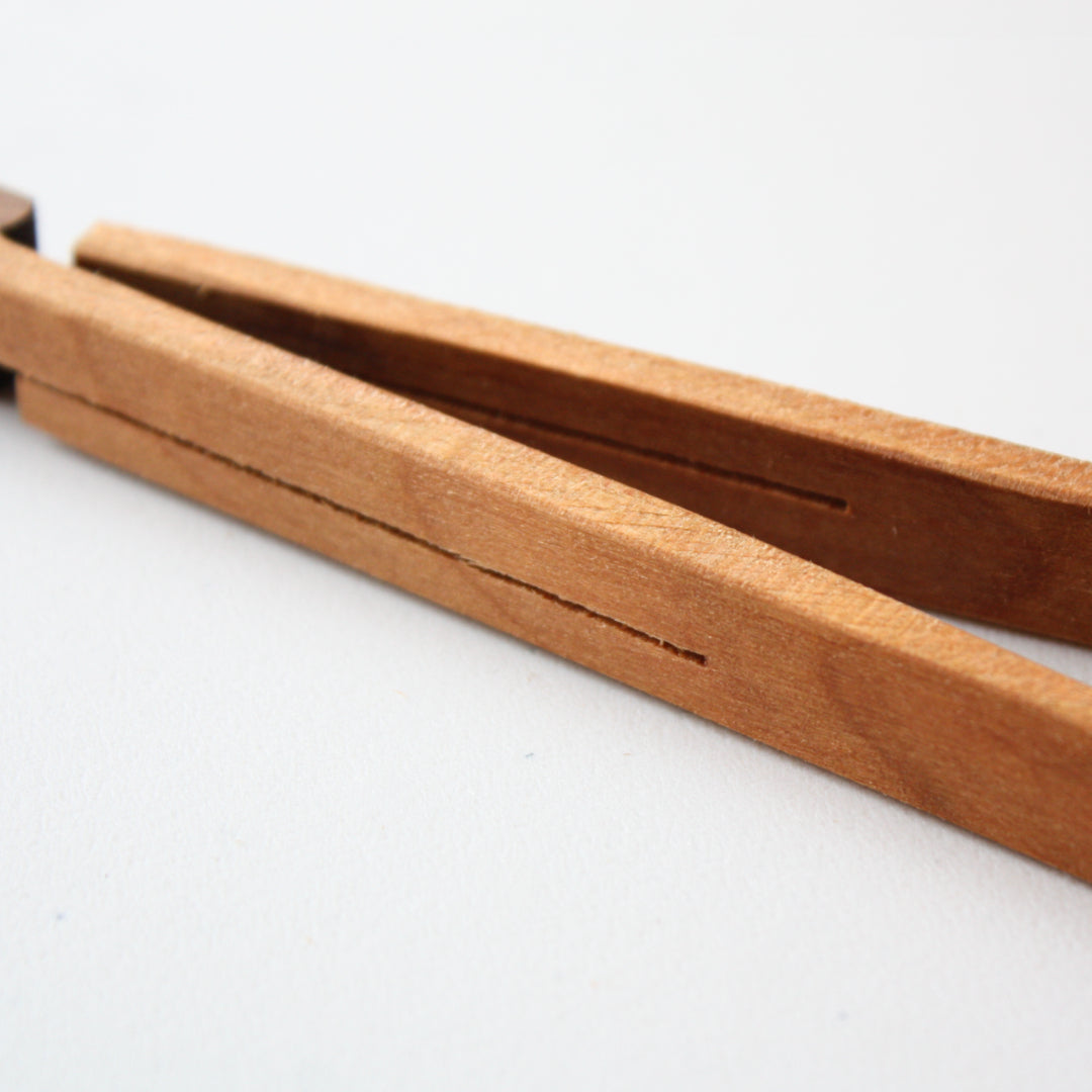 Handmade Wooden Charcuterie Tongs - Made in the USA
