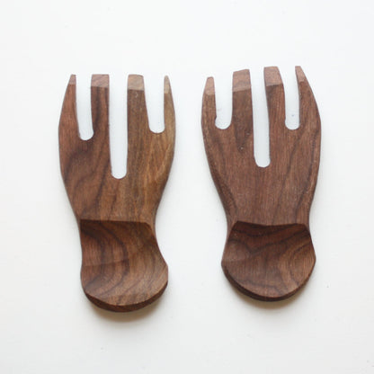 Handmade Wood Salad Claws and Pasta Claws - Made in the USA