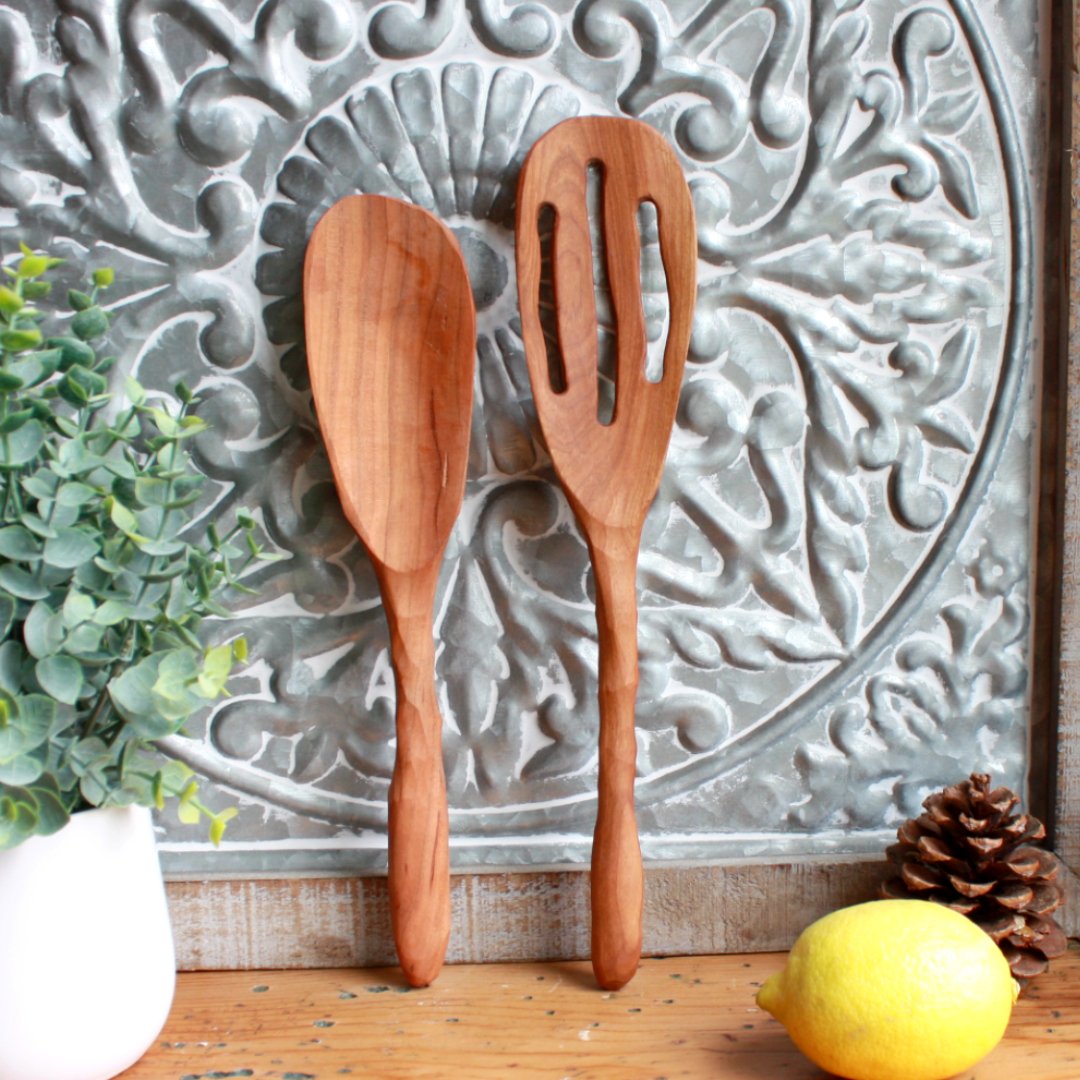 Handmade Wood Spoon Set - Made in the USA