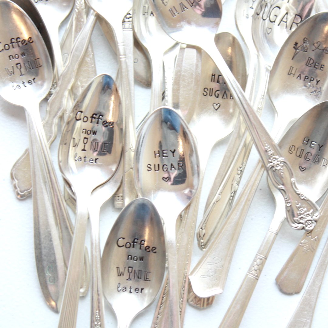 Vintage Spoons - Hey Sugar - Made in the USA