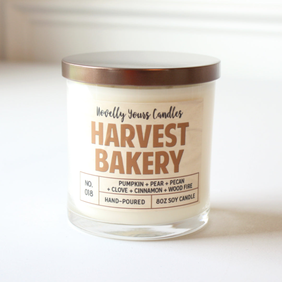 Novelly Yours - Harvest Bakery Soy Candle - Made in the USA