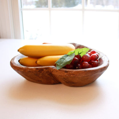 Handmade Wood Heart Bowl - Made in the USA