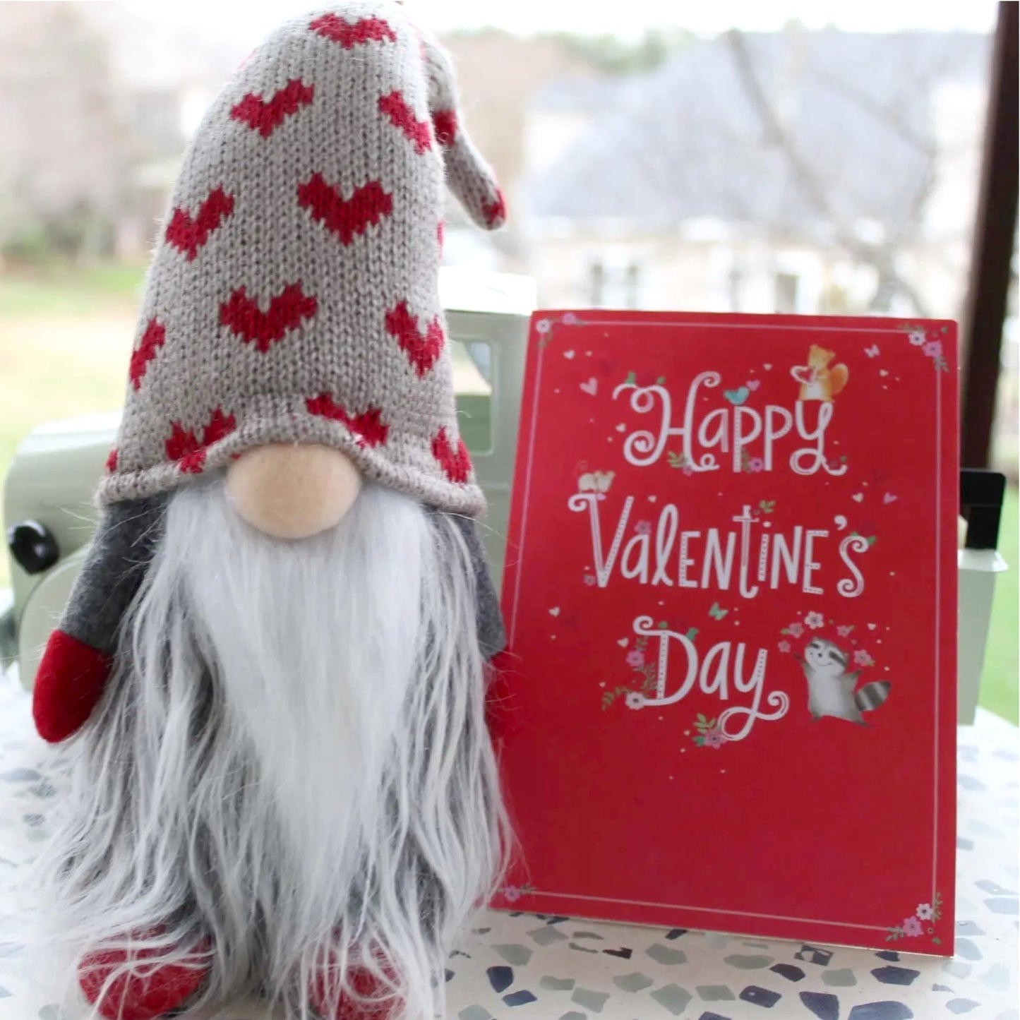 Handmade Heart Gnome - Made in the USA