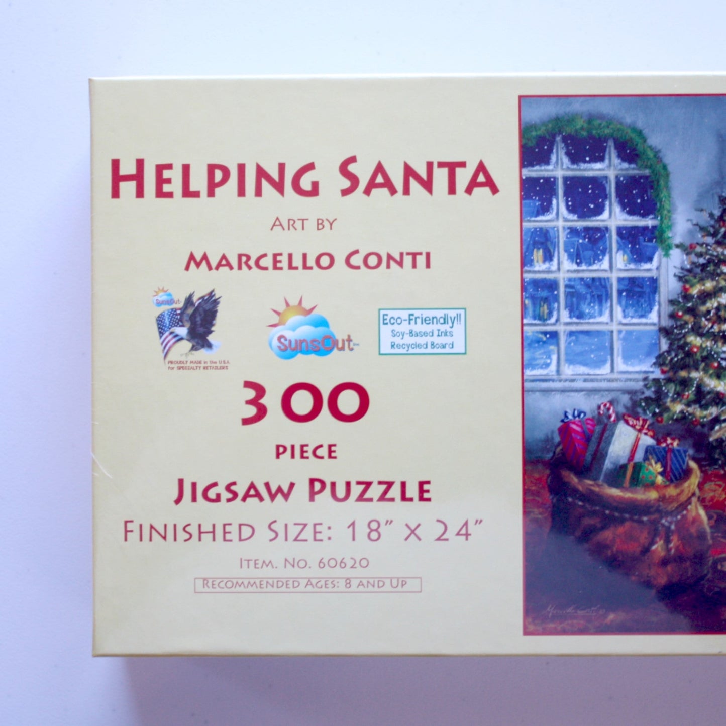 Helping Santa Puzzle - Made in the USA