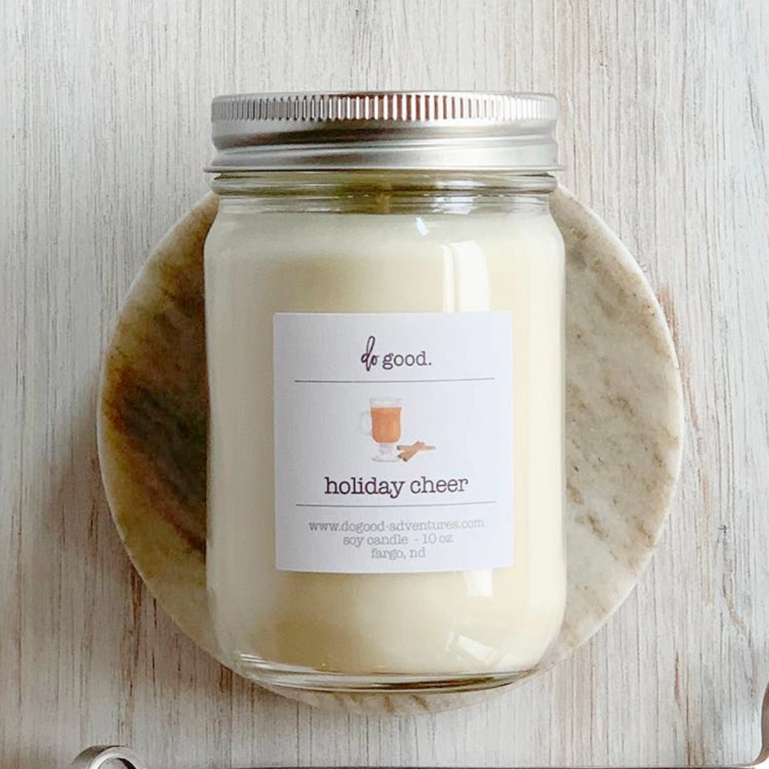 Mason Jar Soy Candle - Holiday Cheer - Made in the USA