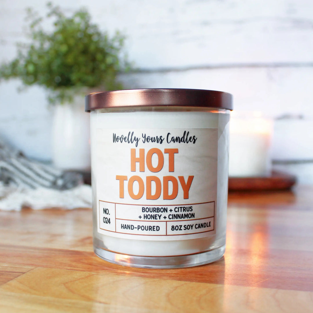 Novelly Yours - Hot Toddy Soy Candle - Made in the USA