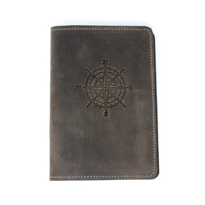 Handcrafted Leather Journal - Compass - Made in the USA
