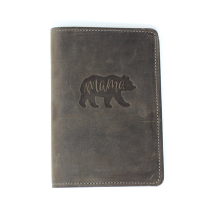 Handcrafted Leather Journal - Mama Bear - Made in the USA