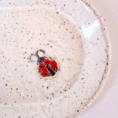 Ladybug Ceramic Platter - Made in the USA